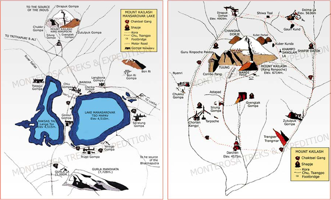 Kailash Round Trip Map